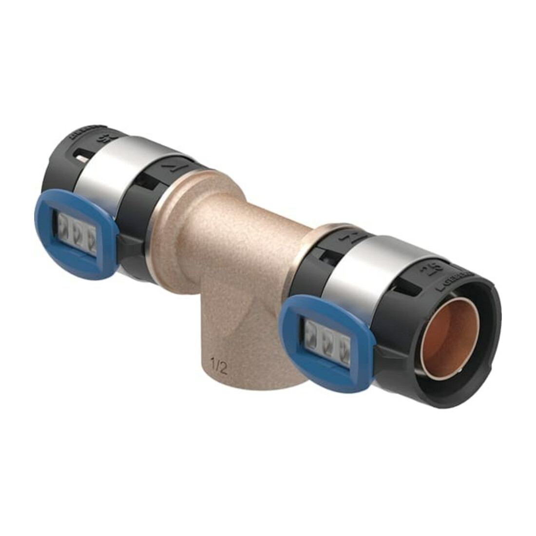 Geberit Té FlowFit 25 mm x Rp 1/2 x 20 mm, avec filetage intérieur