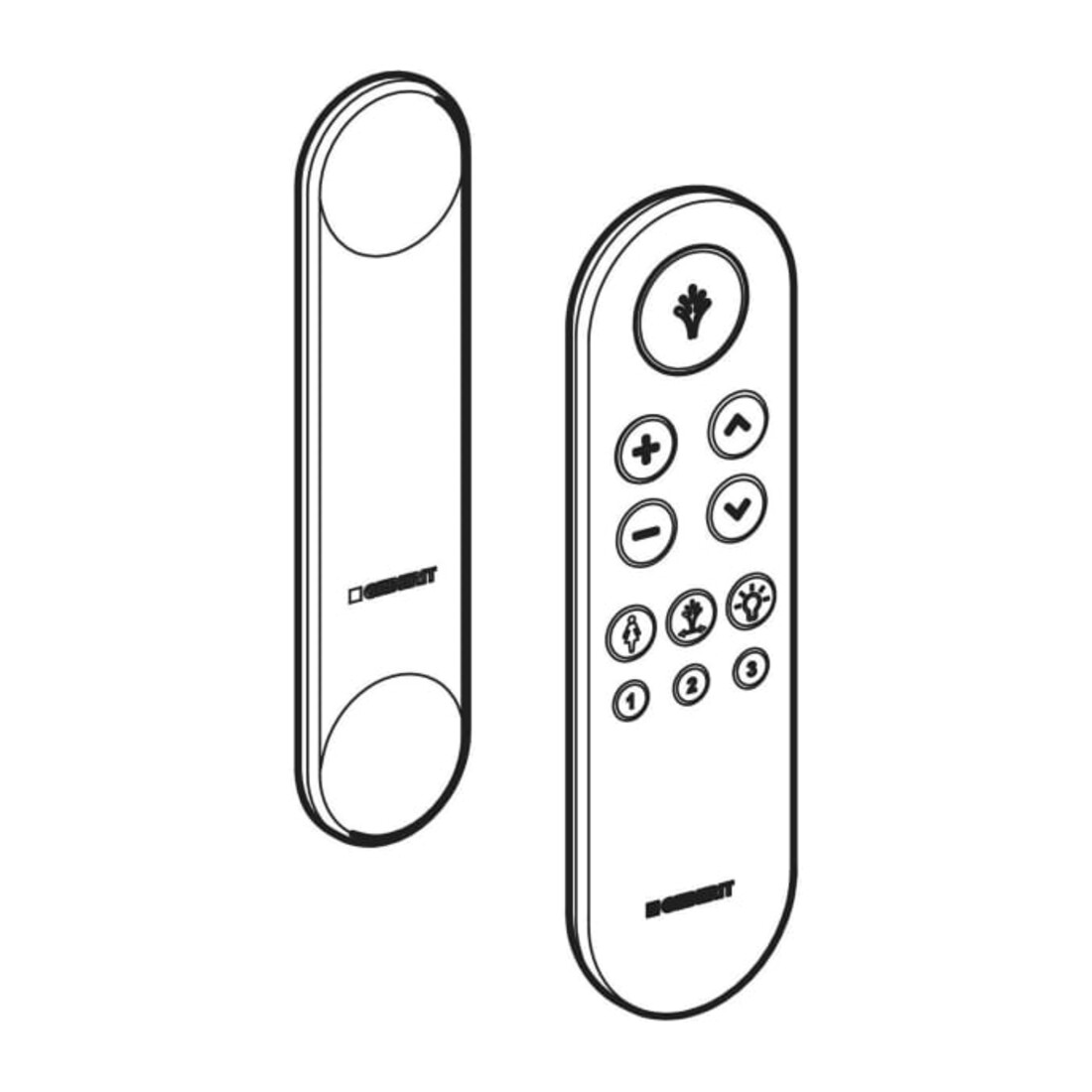 Geberit Télécommande grande, blanche