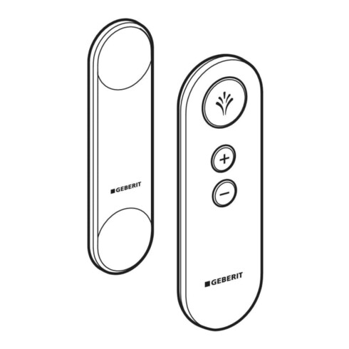 Geberit Télécommande petite, blanche