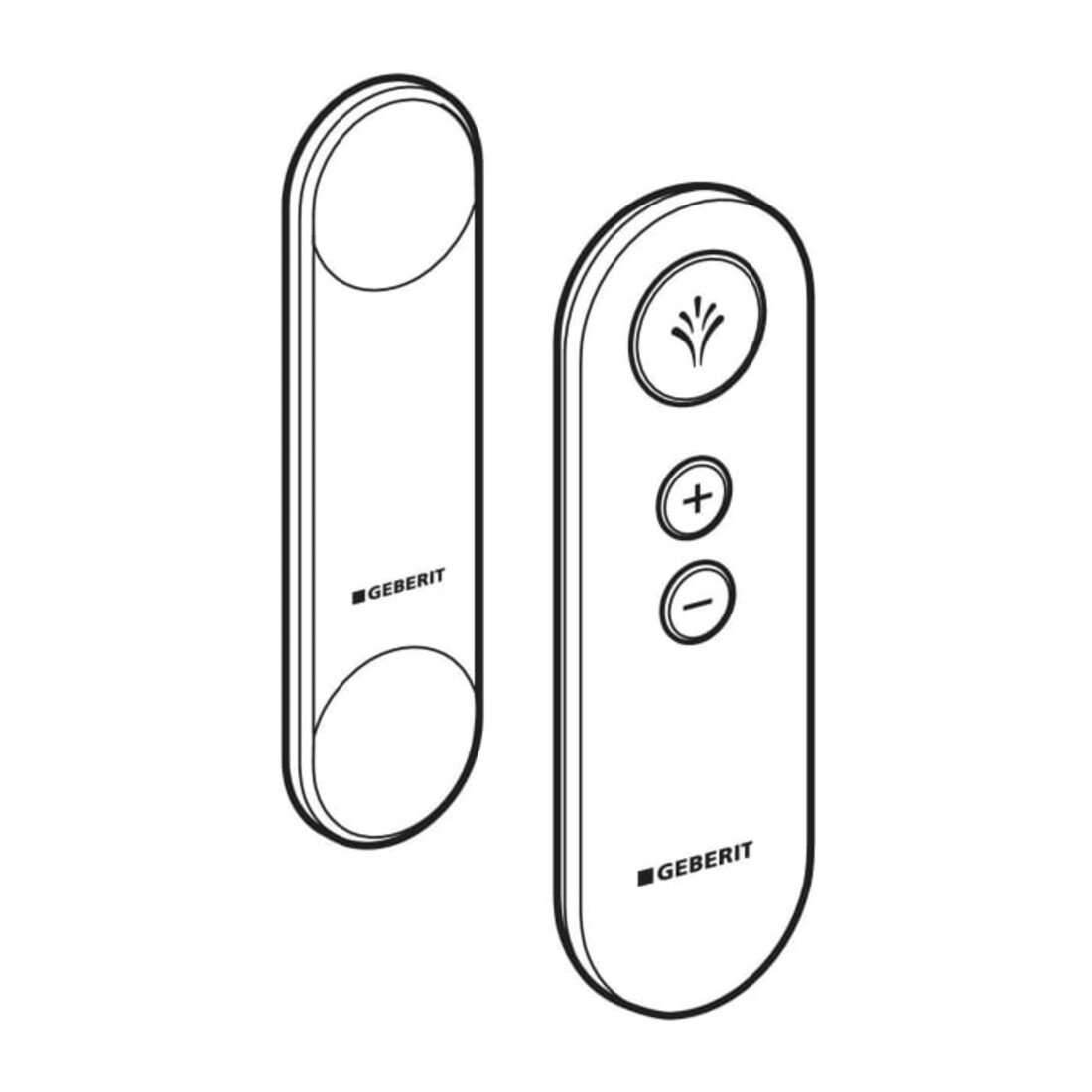 Geberit Télécommande petite, blanche