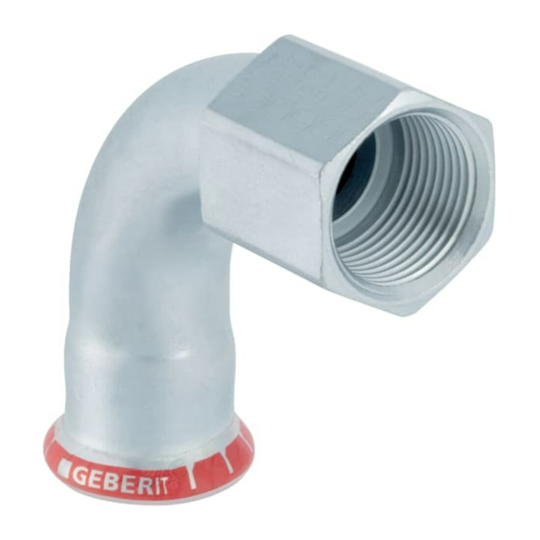 Geberit Übergangsbogen Mapress C-Stahl d 22xRp 3/4, 90G, m IG, außen verzinkt