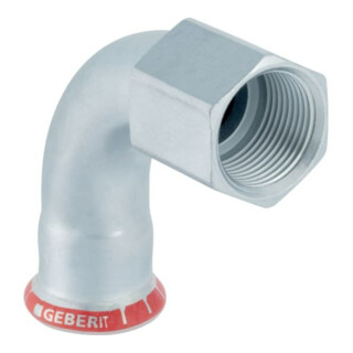 Geberit Übergangsbogen Mapress C-Stahl d 28xRp 1/2, 90G, m IG, außen verzinkt