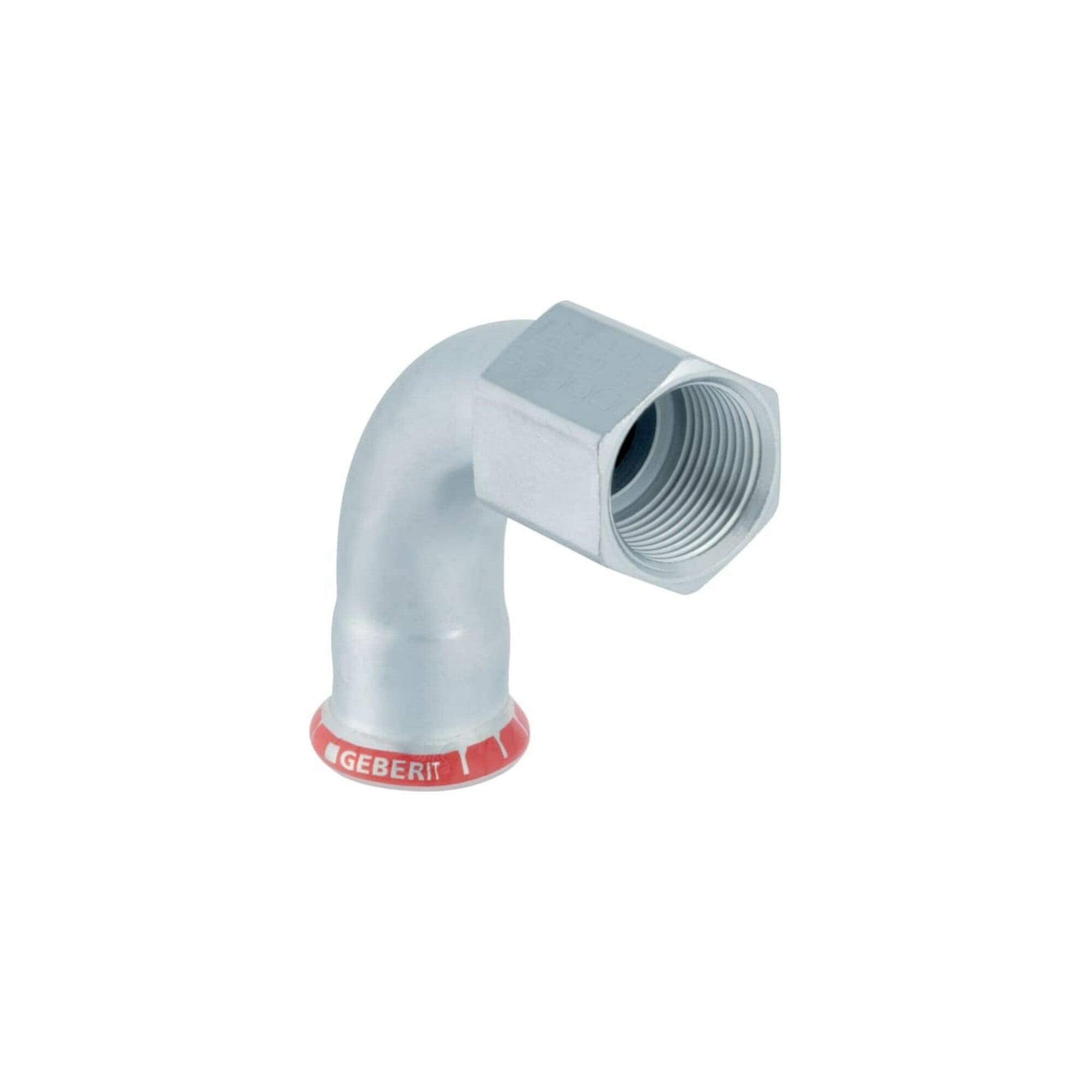 Geberit Übergangsbogen Mapress C-Stahl d 42xRp 1 1/2, 90G, m IG, außen verzinkt