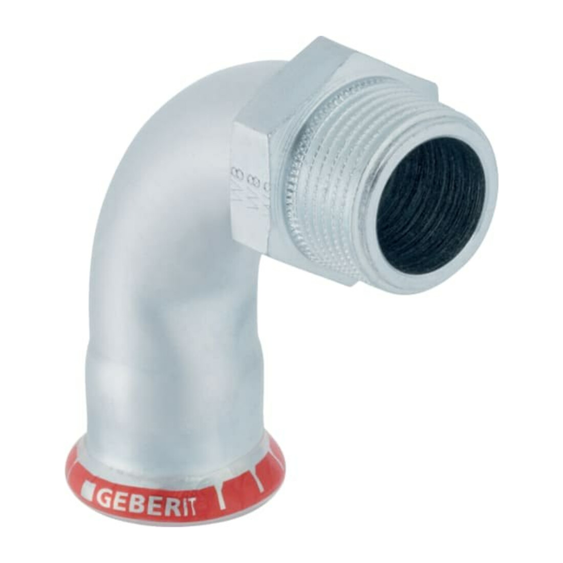 Geberit Übergangsbogen Mapress C-Stahl d 54mmxR 2, 90G, m AG, außen verzinkt