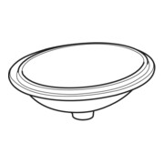 Geberit Unterbau-Waschtisch VariForm 49,5x42cm, o HL, o Ü, ov., US gl / we.-2