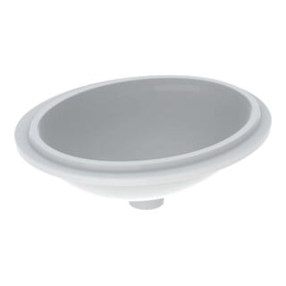 Geberit Unterbau-Waschtisch VariForm 49,5x42cm, o HL, o. ÜL, ov., we. K-Tect