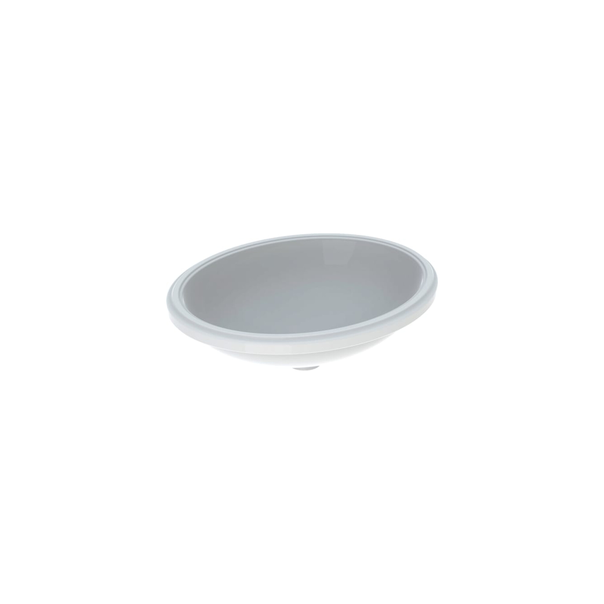 Geberit Unterbau-Waschtisch VariForm 56x46cm, o HL, o. ÜL, ov., we. K-Tect