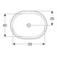 Geberit Unterbau-Waschtisch VariForm 62,5x49cm, o HL, o Ü, ellip., we. K-Tect