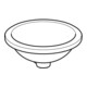 Geberit Unterbau-Waschtisch VariForm d 39cm, o. Hahnl., o. ÜL, rd, we. K-Tect-2