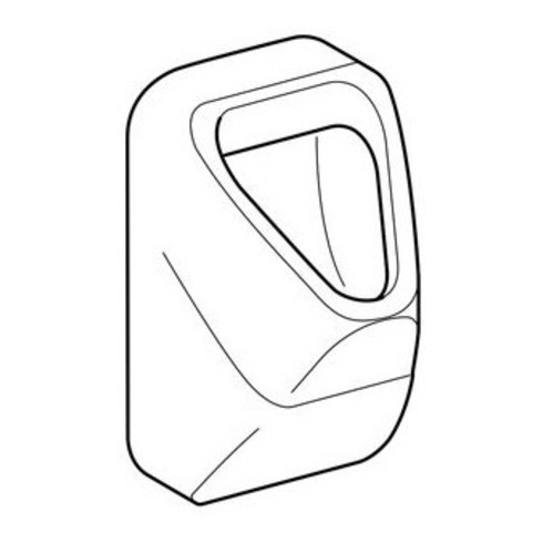 Geberit Urinal ALIVIO mit Kerze, Zulauf von hinten, Abgang nach hinten oder unten weiß