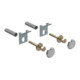 Geberit Urinal-Befestigungsset chrom, mit Abdeckkappen, 2 Stück-2