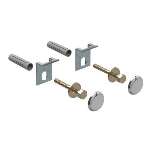 Geberit Urinal-Befestigungsset chrom, mit Abdeckkappen, 2 Stück