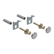 Geberit Urinal-Befestigungsset chrom, mit Abdeckkappen, 2 Stück-2