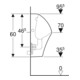 Geberit Urinal Narva Zulauf/Abgang hinten, weiß-2
