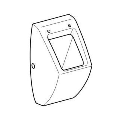 Geberit Urinal Pareo weiß, für Deckel, Zulauf/Abgang hinten