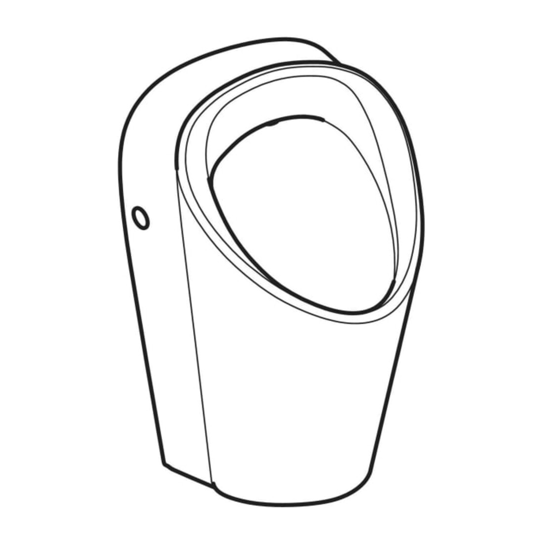 Geberit Urinal Renova M Abg. hi. oder unten, Zulauf hinten, weiß