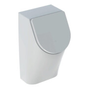 Geberit Urinal RENOVA PLAN mit Deckel, Zulauf von hinten, Abgang nach hinten weiß