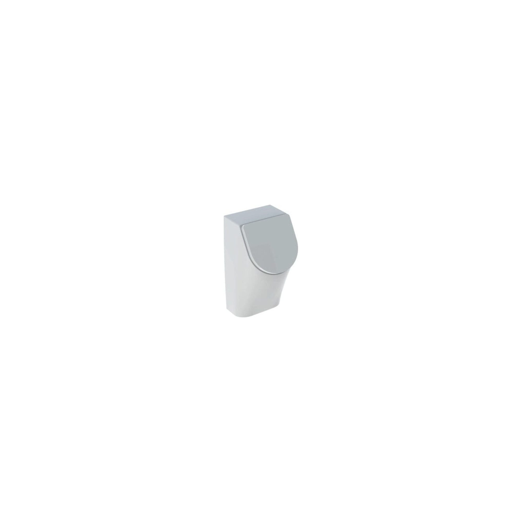 Geberit Urinal Renova Plan weiß, mit Deckel, Zulauf/Abgang hinten