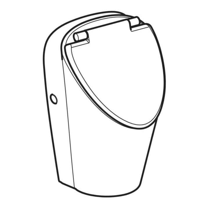 Geberit Urinal Renova S m De., Ab. hi o u, Zul. hi., we. K-Tect
