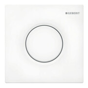 Geberit Urinal-Steuerung Typ 01 pneumatisch, Round, weiß-alpin