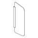 Geberit Urinal-Trennwand anthrazit, 75,4x4x43,2cm-2