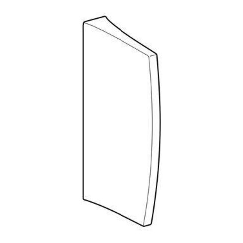 Geberit Urinal-Trennwand weiß, 10x70x40cm, mit Befestigung