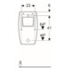 Geberit Urinoir Pareo blanc, pour couvercle, arrivée/évacuation arrière-2