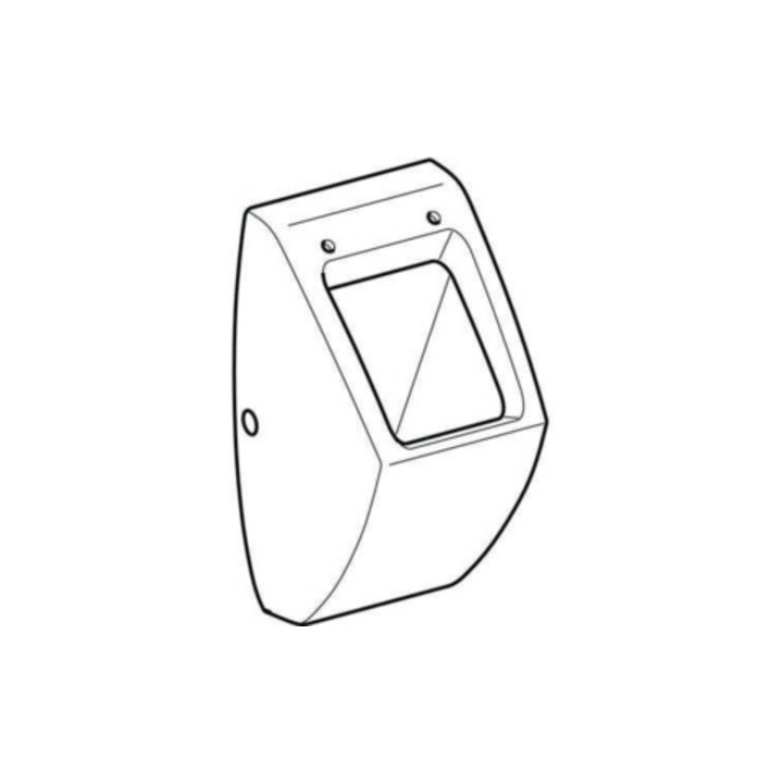 Geberit Urinoir Pareo blanc, pour couvercle, arrivée/évacuation arrière