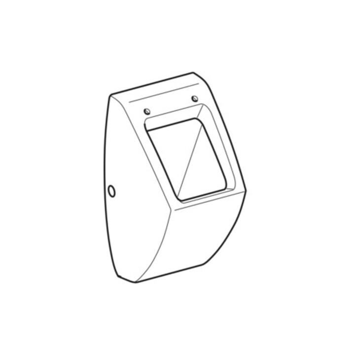 Geberit Urinoir Pareo blanc, pour couvercle, arrivée/évacuation arrière