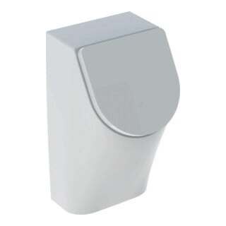 Geberit Urinoir Renova Plan blanc K-Tect, avec couvercle, arrivée/évacuation arrière