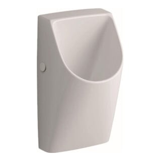 Geberit Urinoir Renova Plan sortie arrière, sans eau, blanc KeraTect