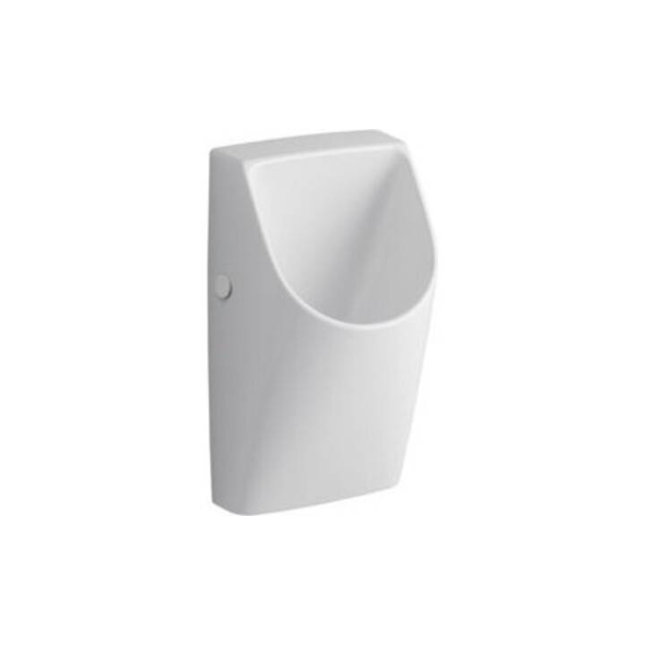 Geberit Urinoir Renova Plan sortie arrière, sans eau, blanc KeraTect