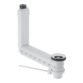 Geberit Valve de vidange et trop-plein Clou m levier, p. WC sans trop-plein visible