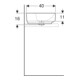 Geberit Vasque à poser VariForm 50x40 cm, avec trop-plein, elliptique, blanc K-Tect-4