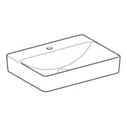 Geberit Vasque à poser VariForm 60x45 cm, avec trop-plein, sans trou, droite, blanc K-Tect-2