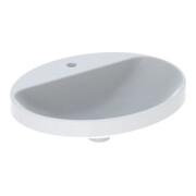 Geberit Vasque encastrée VariForm 55x45 cm, avec trop-plein, sans robinetterie, verre US/blanc