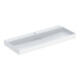 Geberit Vasque One 120 cm, avec trop-plein, sans robinetterie, blanc K-Tect/blanc-1