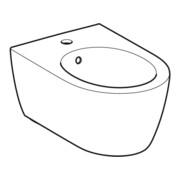 Geberit Wand-Bidet iCon geschl. F., mit Überlauf, weiß KeraTect-2