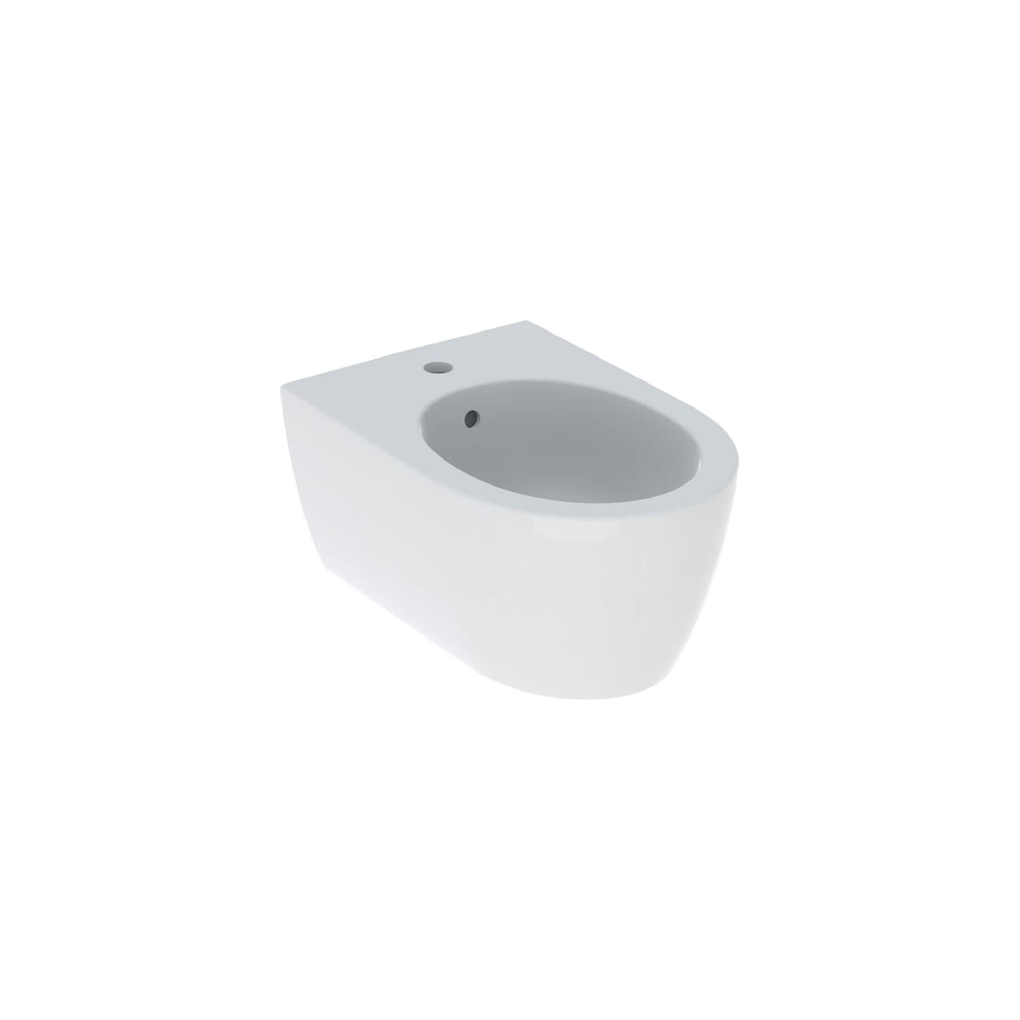 Geberit Wand-Bidet iCon geschlossene Form, mit Überlauf, weiß