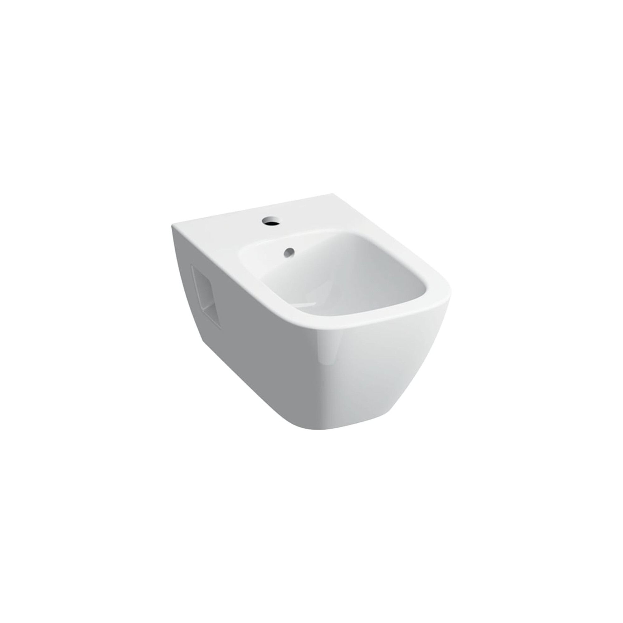Geberit Wand-Bidet Renova Plan KeraTect/we, teilgeschl. F., m Überlauf