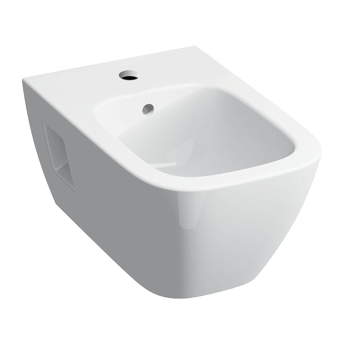 Geberit Wand-Bidet Renova Plan KeraTect/we, teilgeschl. F., m Überlauf