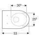 Geberit Wand-WC, Tiefspüler iCon 35,5x53cm, geschlossene Form, weiß-5