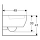Geberit Wand-WC, Tiefspüler iCon 35x49cm, vrk A, geschl. F., we. K-Tect-4