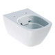 Geberit Wand-Tiefspül-WC Square SMYLE Rimfree, geschlossene Form weiß-1