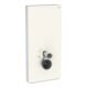 Geberit Wand-WC-Modul Monolith Bauh. 101cm, Fr. Gl. sand-grau, S. Alu-1