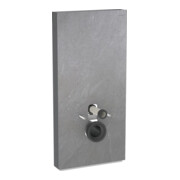 Geberit Wand-WC-Modul Monolith BH 101cm, Fr. Schiefer, S. Alu SW-chrom