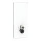 Geberit Wand-WC-Modul Monolith Plus Bauh. 114cm, Fr. Gl. we., S. Aluminium-1