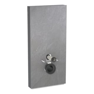 Geberit Wand-WC-Modul Monolith Plus BH 101cm, F SZ Schiefer, S. Alu SW-chrom