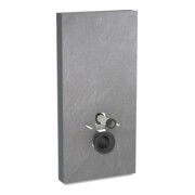 Geberit Wand-WC-Modul Monolith Plus BH 101cm, F SZ Schiefer, S. Alu SW-chrom