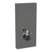 Geberit Wand-WC-Modul Monolith Plus BH 101cm, Fr. Gl. la., S. Alu SW-chrom